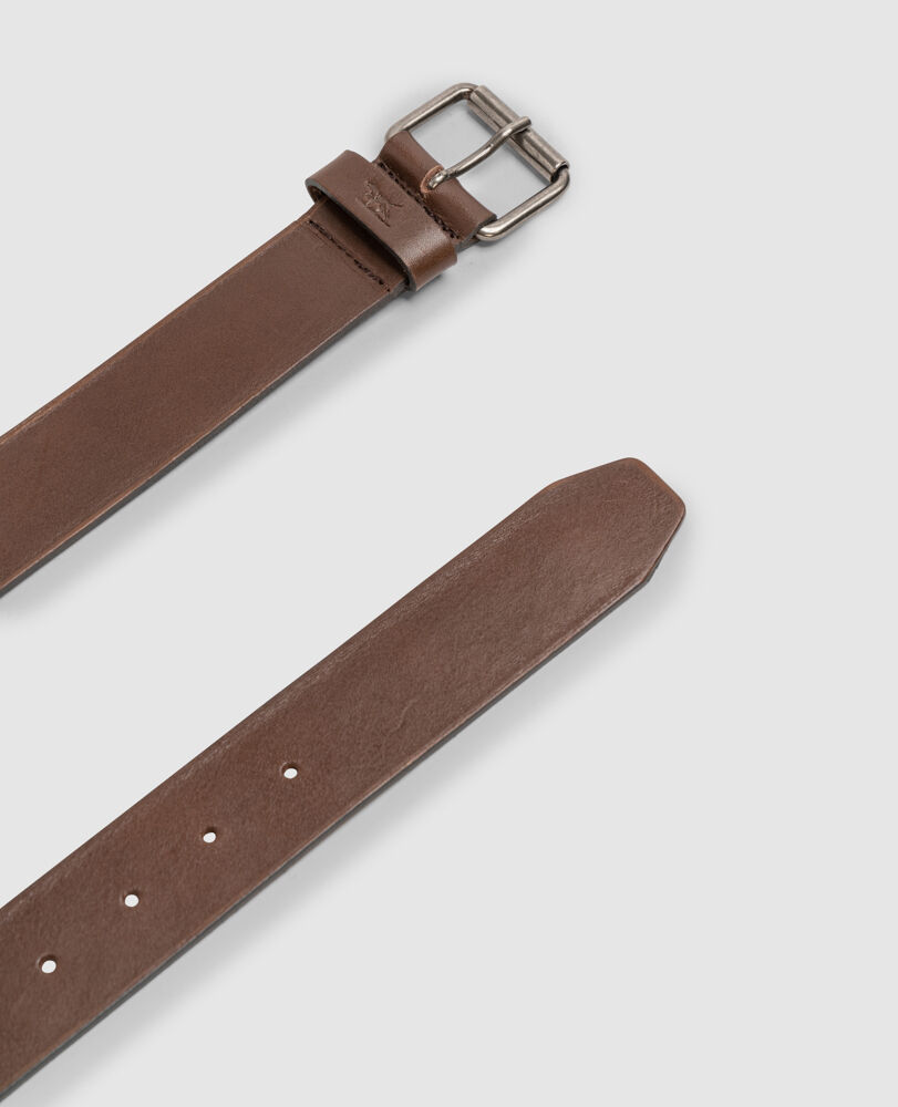 Anderson Avenue Belt, CHOCOLATE, Off Front