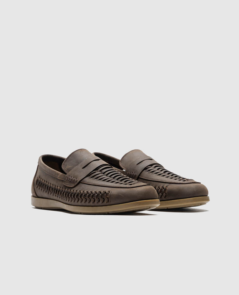 Gisborne Huarache Slip On, CHOCOLATE