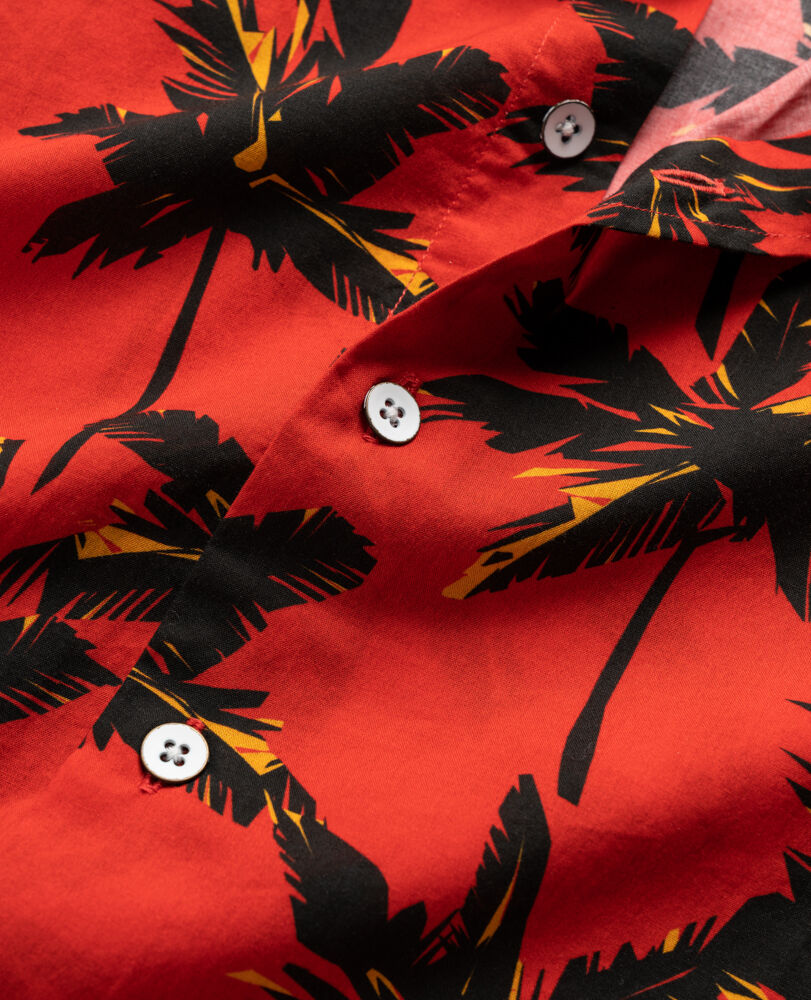 Mile Bay Sports Fit Shirt, CRIMSON, Detail 2