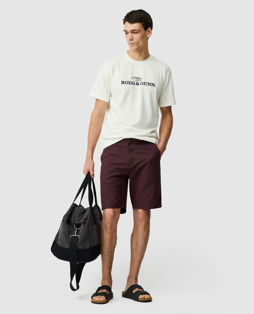 Die Gunn 9" Shorts, OCHSENBLUTROT, Off Front