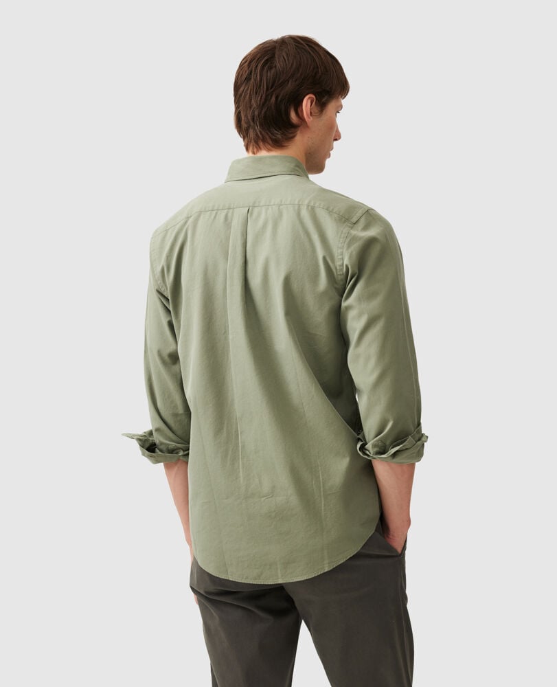 Featherston Sports Fit Shirt, HEMLOCK, Back