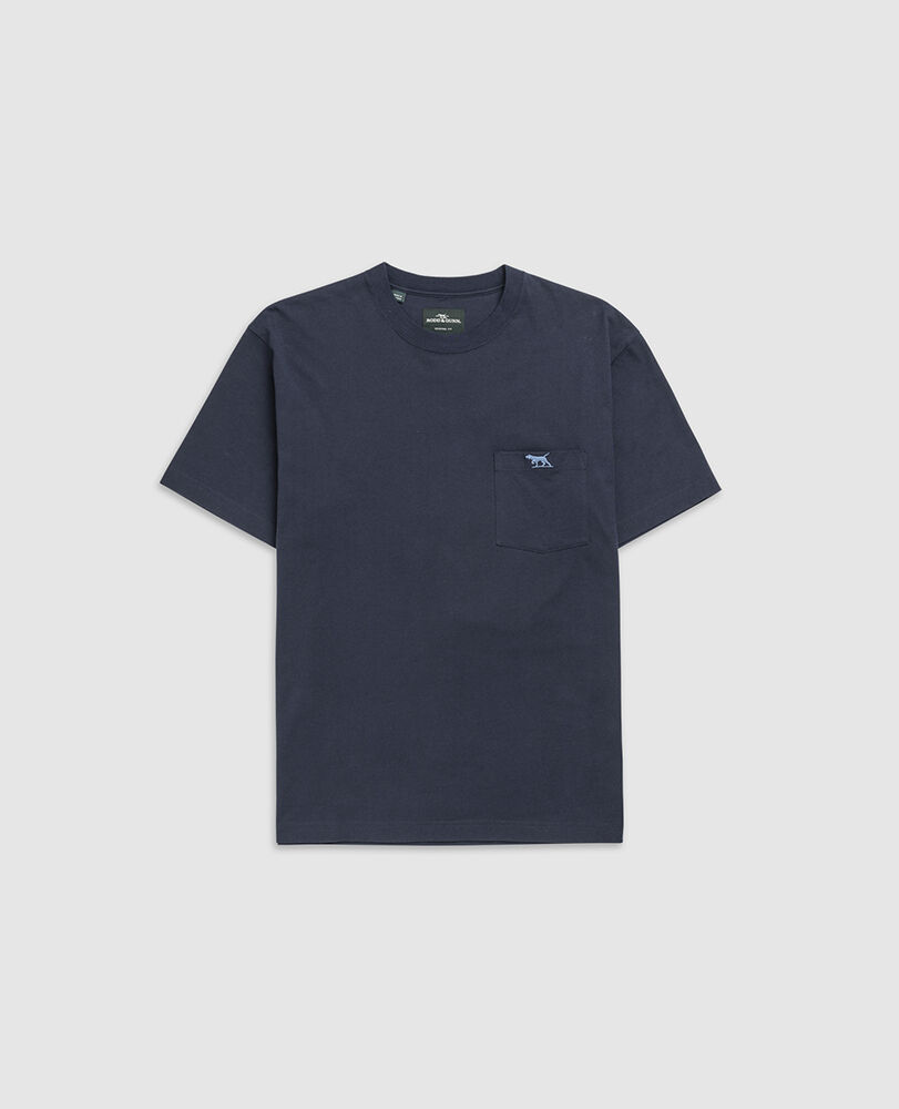 Gunn Original Fit Tee, MIDNIGHT, Flat Lay