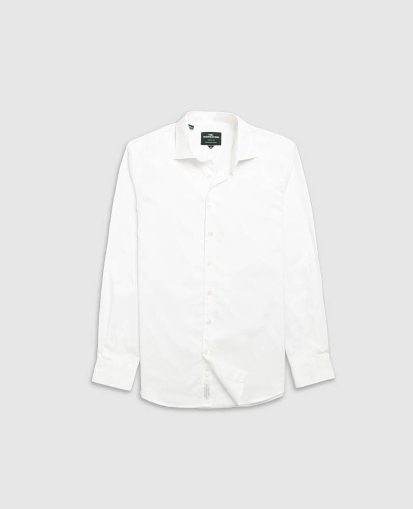 Freshford Sports Fit Shirt, SCHNEE, Flat Lay