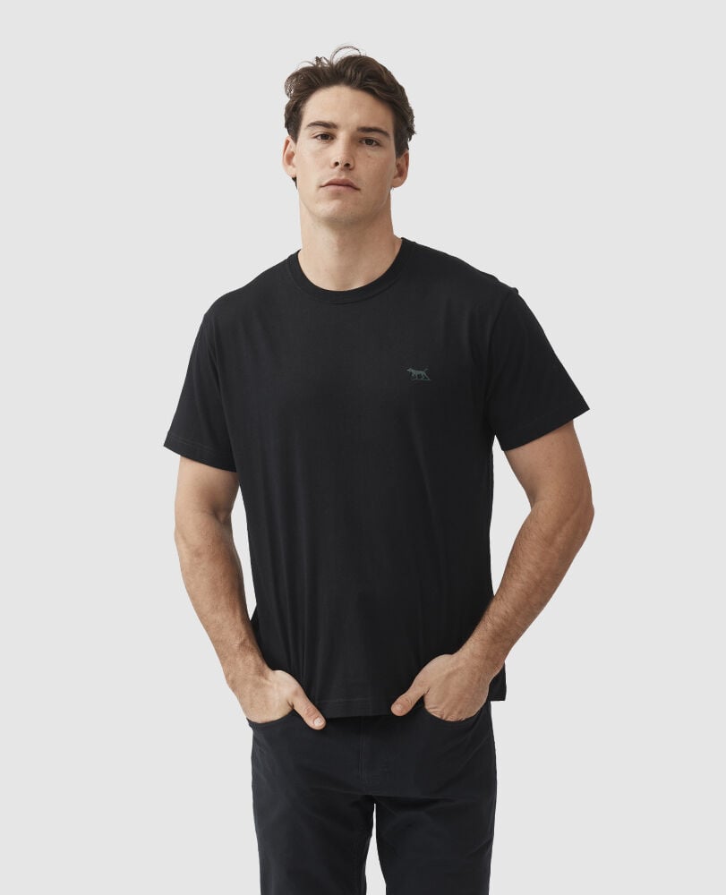 The Gunn T-Shirt , LIQUORICE, Front