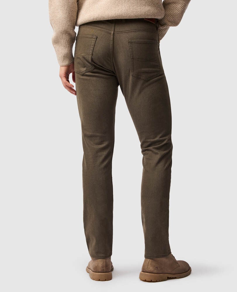 Motion Melange Straight Fit Jean, NUTMEG, Back