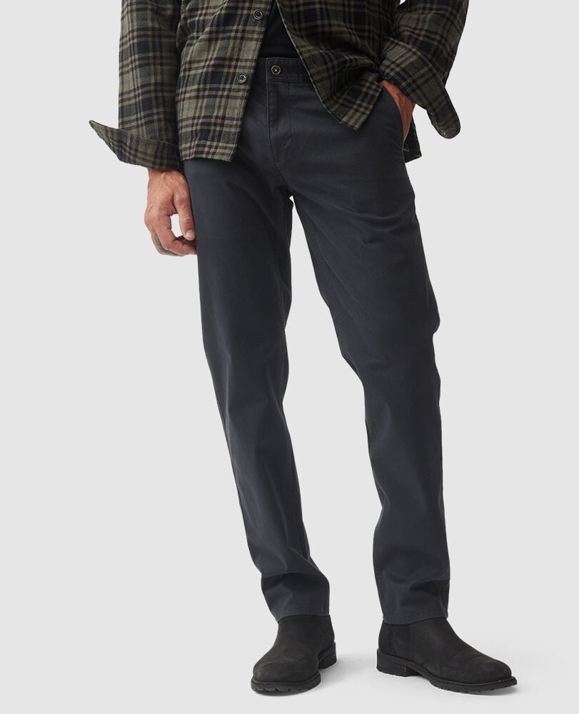 Thomas Road Chino Pant, COAL, Front