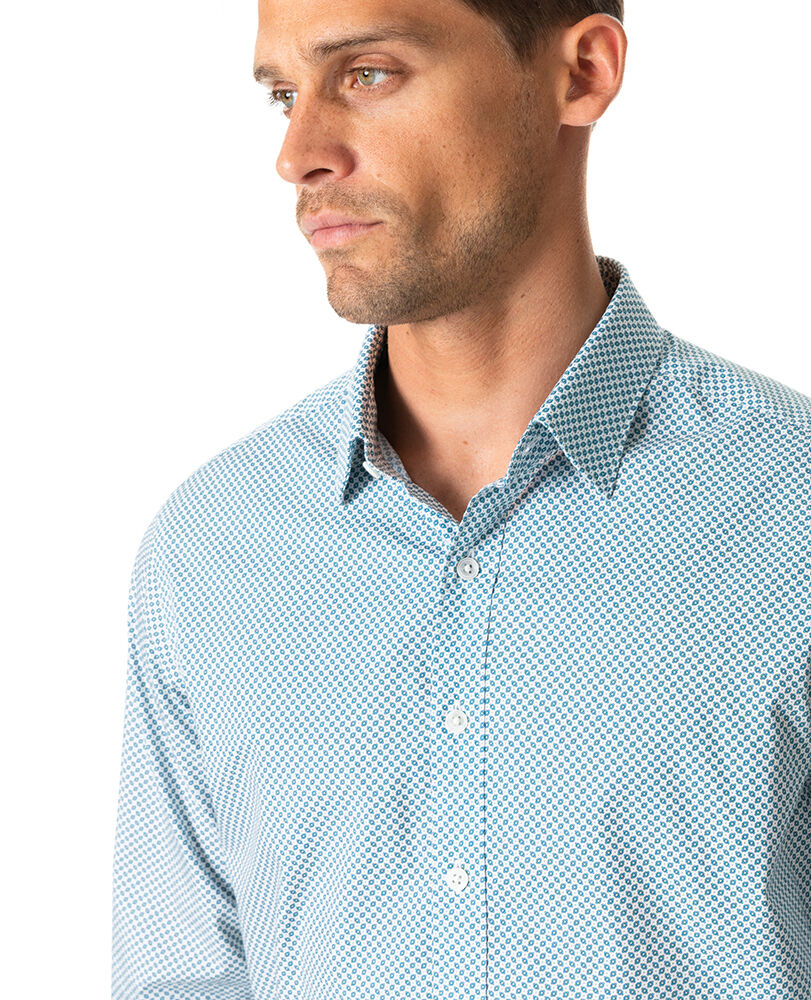 Gravesend Sports Fit Shirt, SNOW, Detail 2