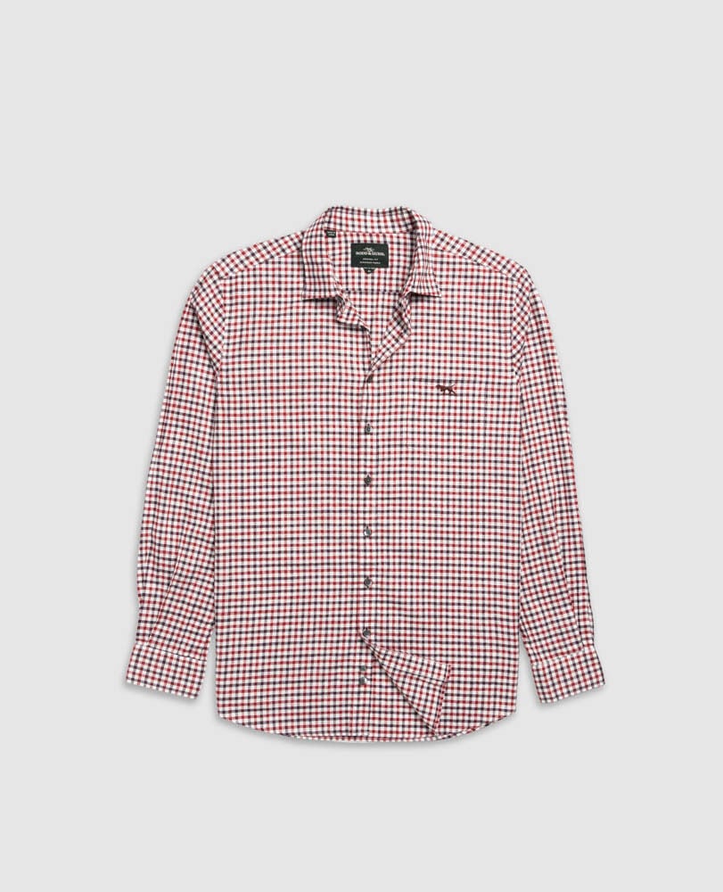Gebbies Valley Shirt, BERRY, Flat Lay