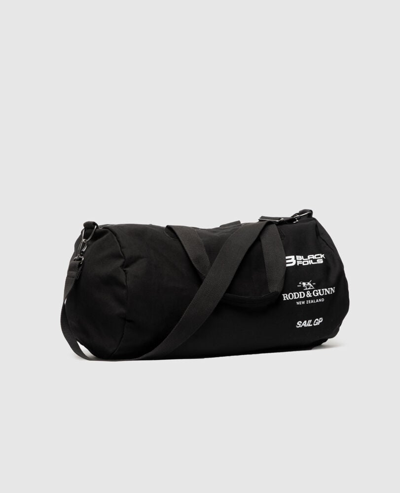 SailGP Mcleods Bay Duffle Bag, BLACK, Off Front