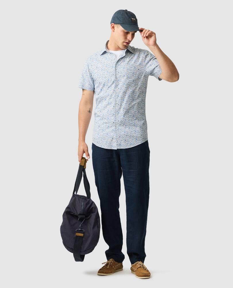 Gale Street Sports Fit Shirt, SNOW, Off Front