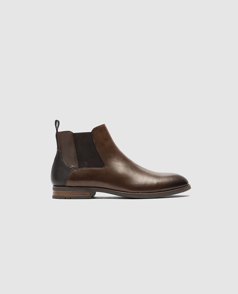 Lyttleton Chelsea Boot, TEAK MULTI, Front