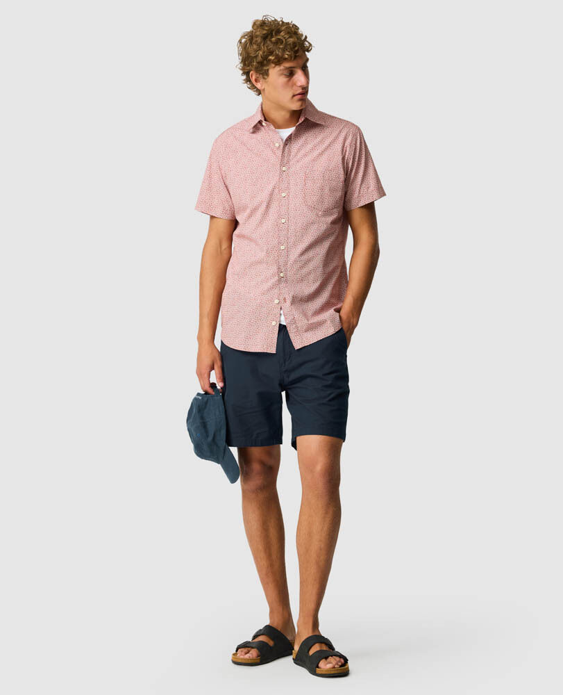 Collingwood Hemd mit sportlicher Passform, VERBRANNTE ORANGE, Off Front