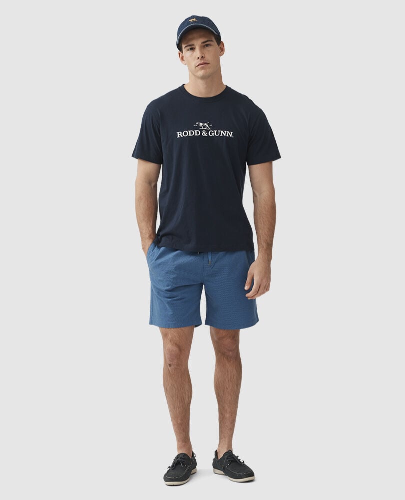 Logo T-Shirt , MIDNIGHT, Off Front