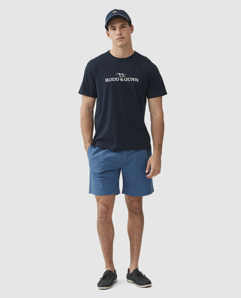 Logo T-Shirt , BLEU NUIT, Off Front