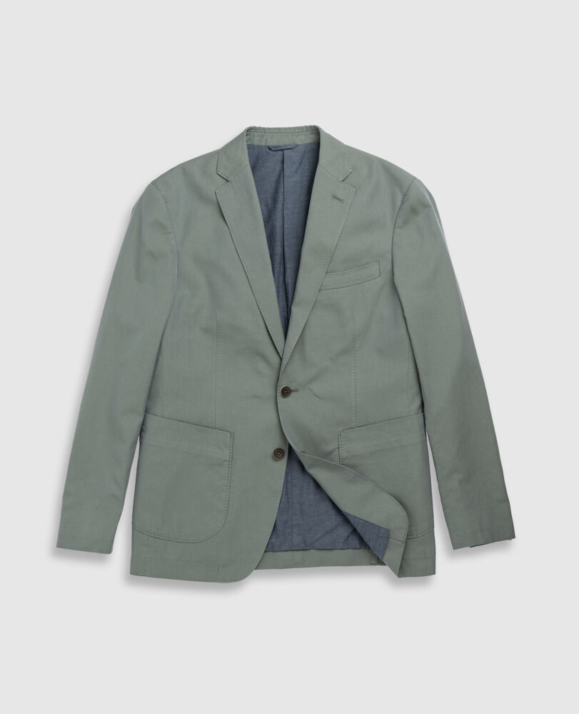 St Arnaud Sports Fit Jacket, SAGE, Flat Lay