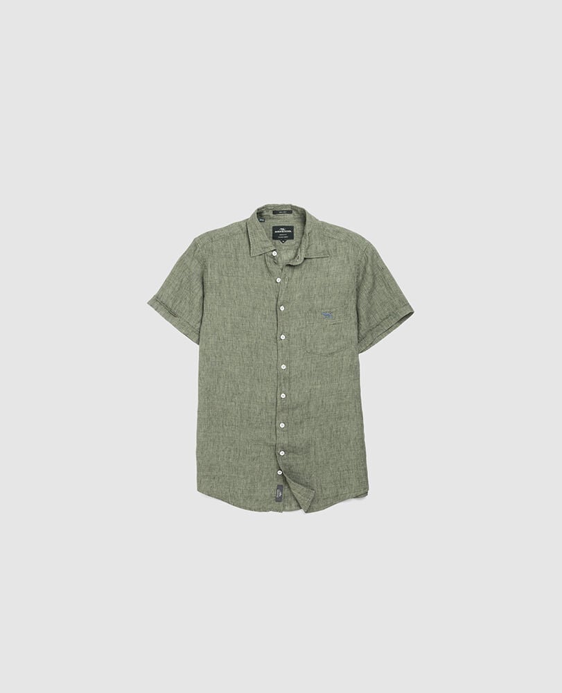 Cathedral Cove Sports Fit Shirt, KELP, Flat Lay