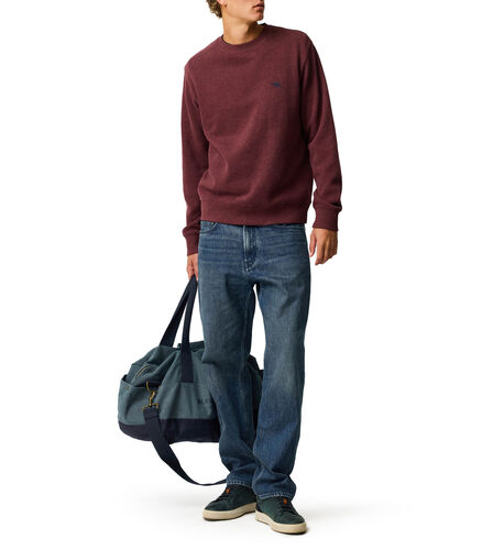 Gunn Crew Neck Sweat, RUST