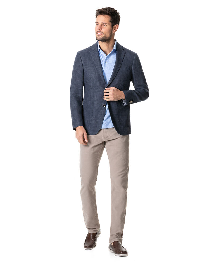 Blumine Jacket, BLUESTONE, Off Front