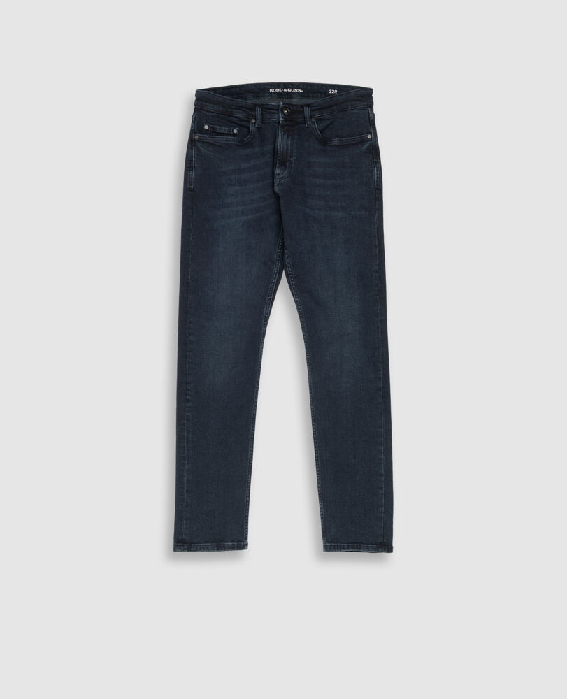 Weston Regular Leg Jeans Blue Black Rodd & Gunn AU