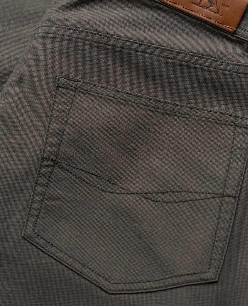 Gunn Straight Fit Jean, FOREST, Detail 2