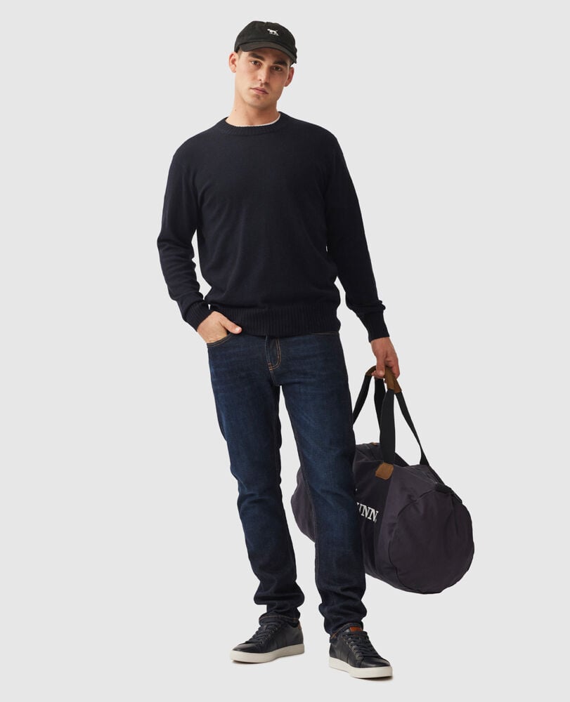 Christchurch Knit, MIDNIGHT, Off Front