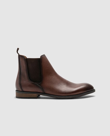 Kingsview Road Chelsea Boot, COGNAC