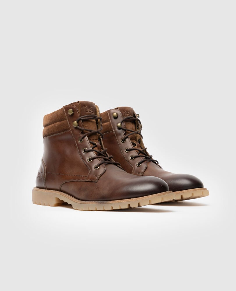 Clearbrooke Military Boot, COFFEE