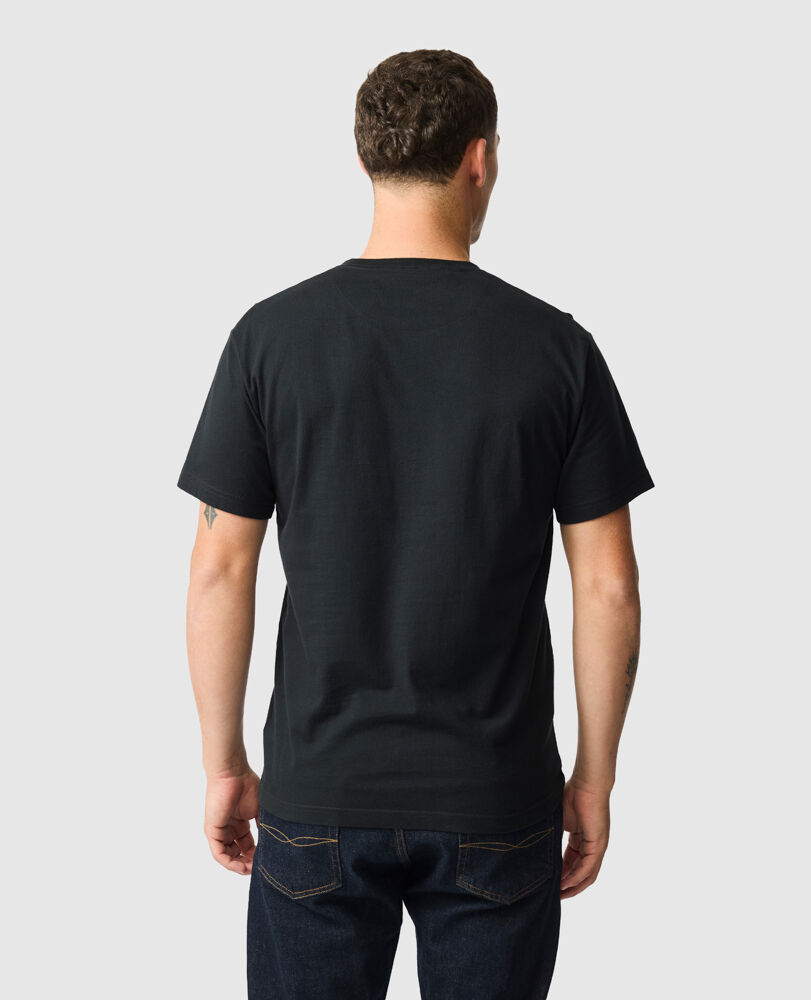 Logo T-Shirt , EBONY, Back