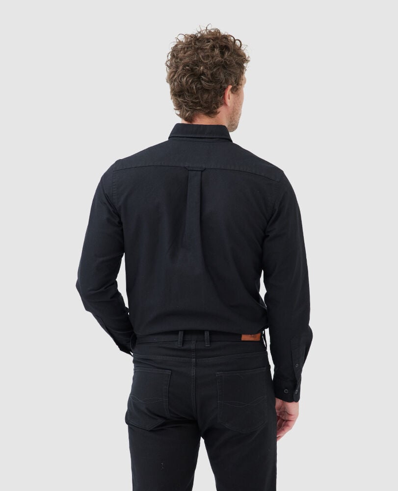 Gunn Oxford Pd Sports Fit Shirt, ONYX, Back
