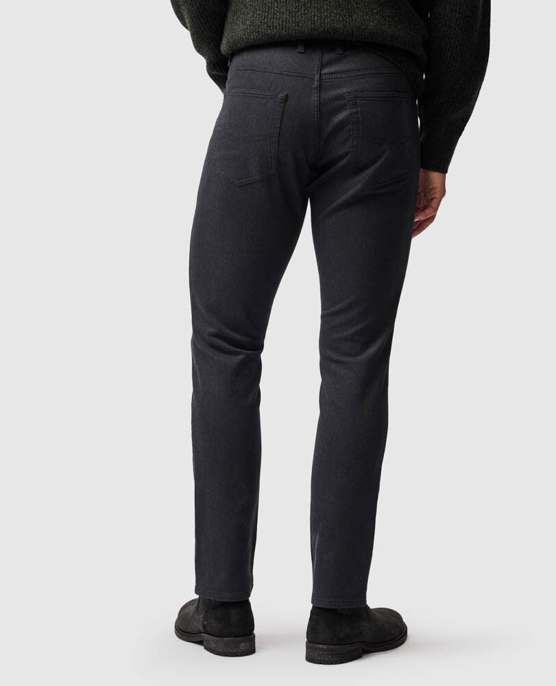 Motion Melange Straight Fit Jean, ONYX, Back