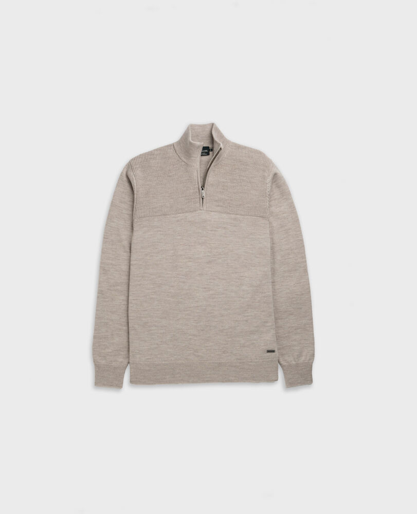 Quail Rise Strick, NATUR, Back