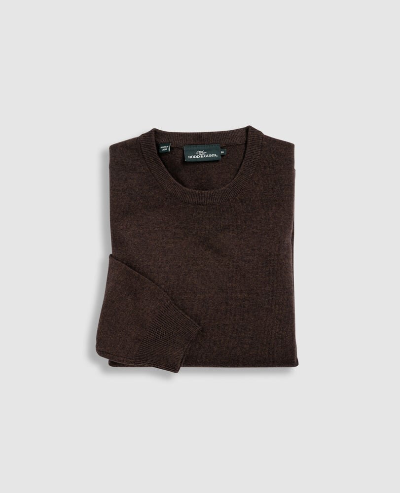 Queenstown Sweater, CHOCOLATE, Flat Lay