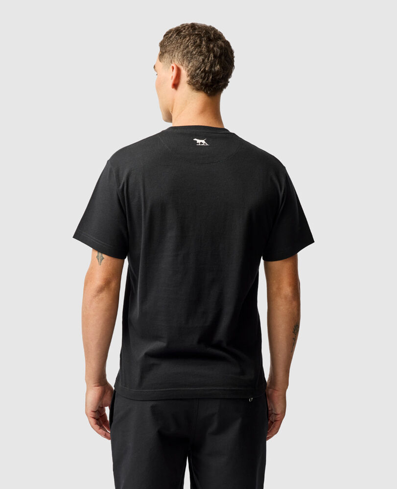 The City Of SailGP Sports Fit T-Shirt, LIQUORICE, Back