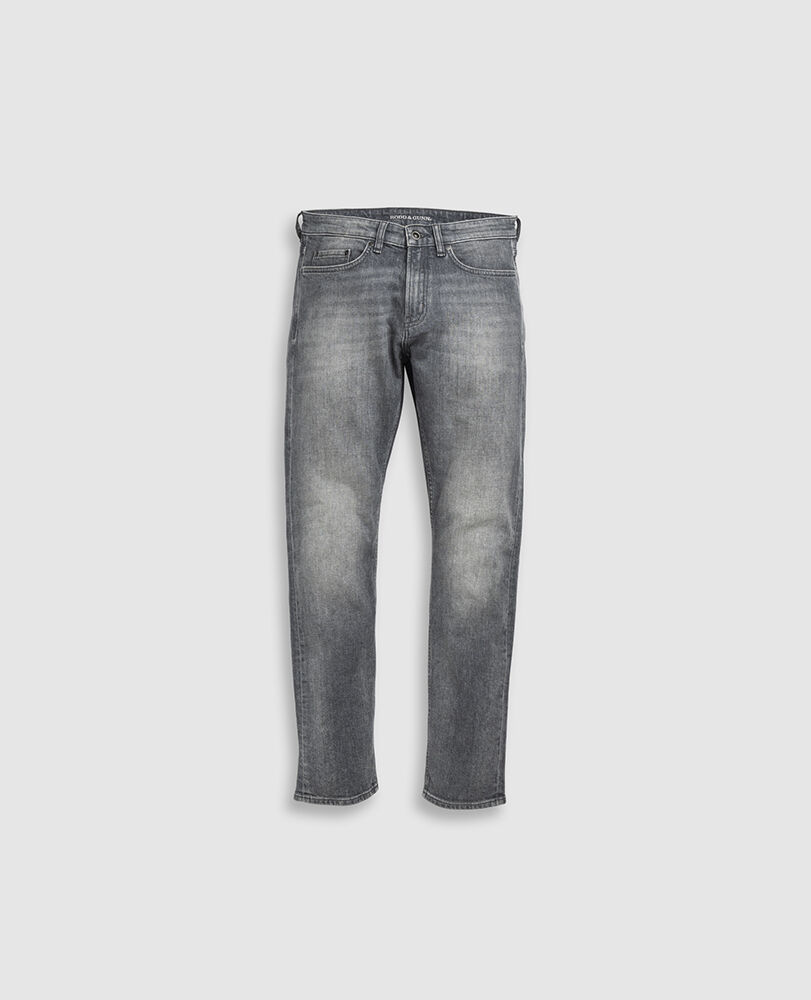 Curio Straight Italian Denim, ASH, Flat Lay