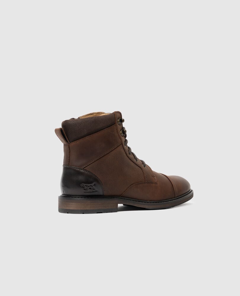 Durham Military Boot, REDWOOD, Back