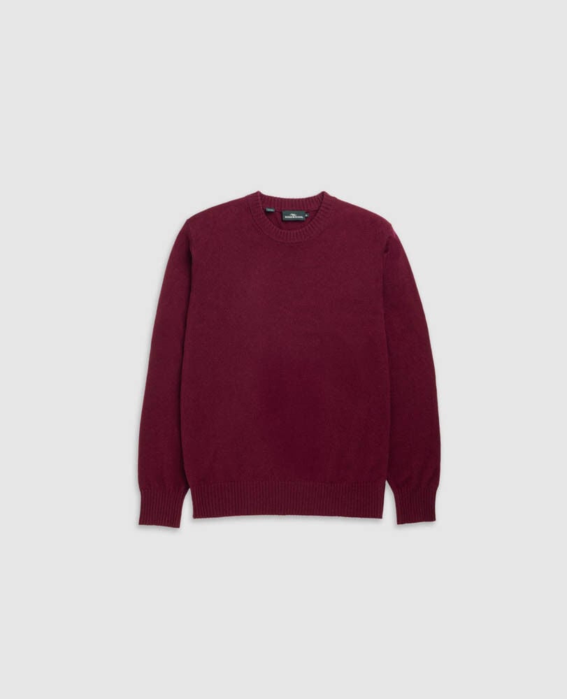 Stewart Island Knit, BURGUNDY, Flat Lay