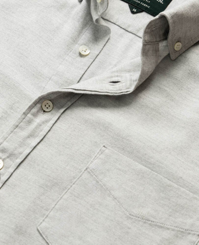 Barrhill Sports Fit Shirt, SILVER, Detail 2
