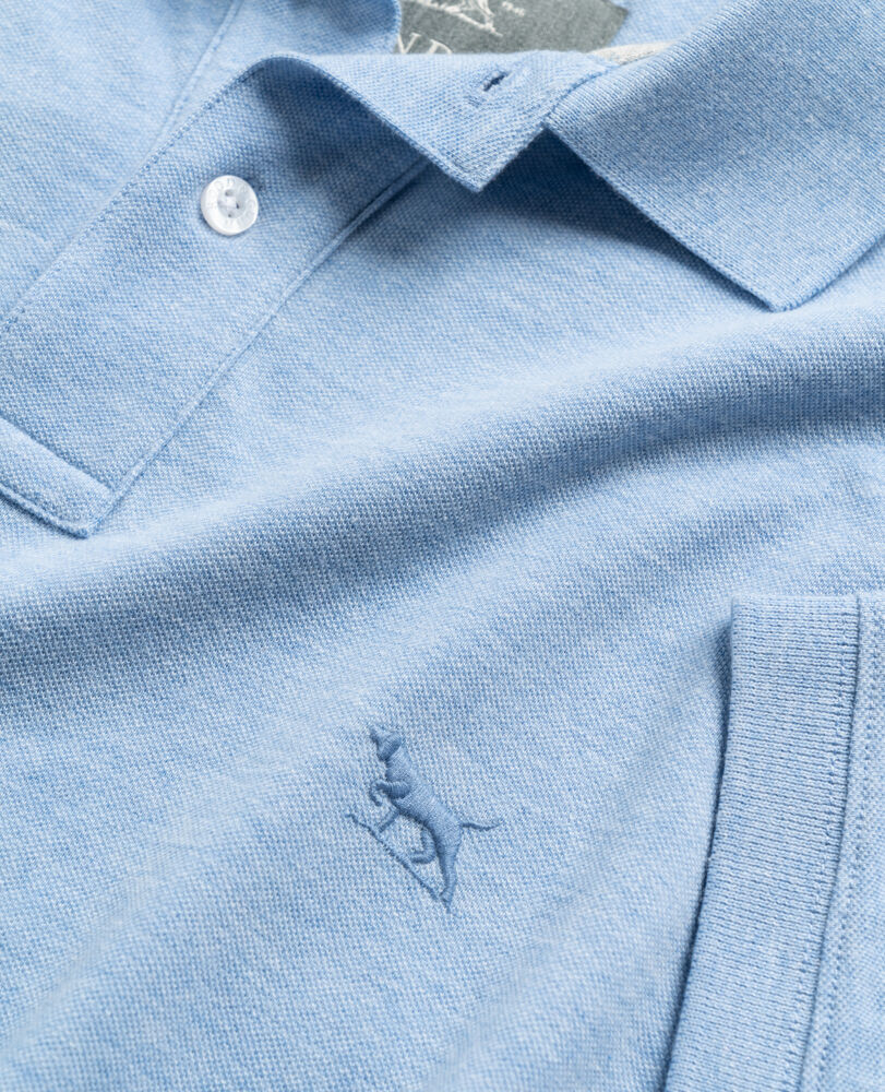 The Gunn Original Fit Polo, CHAMBRAY, Detail 2