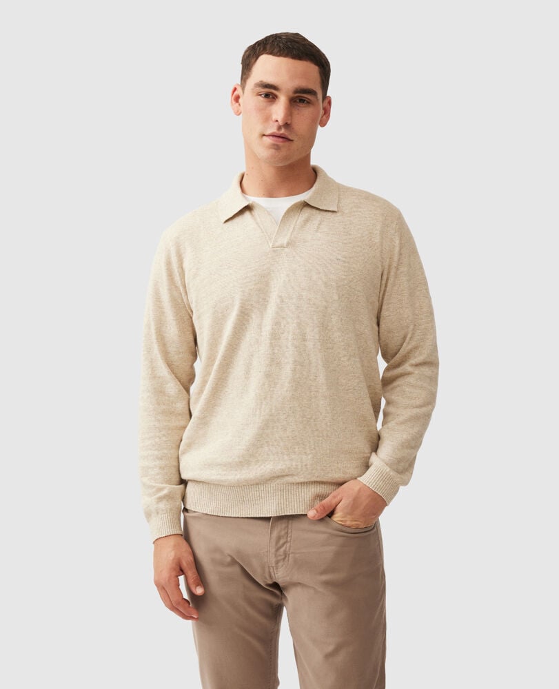 Fortrose Knit, NATURAL, Front
