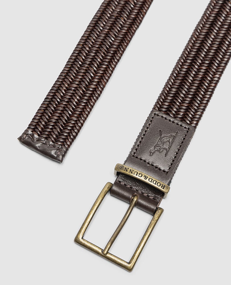 Stirling Stretch Belt, TESTA DI MORO, Off Front