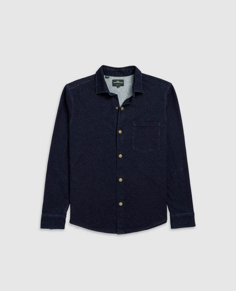 Windermere Shirt, INDIGO, Flat Lay