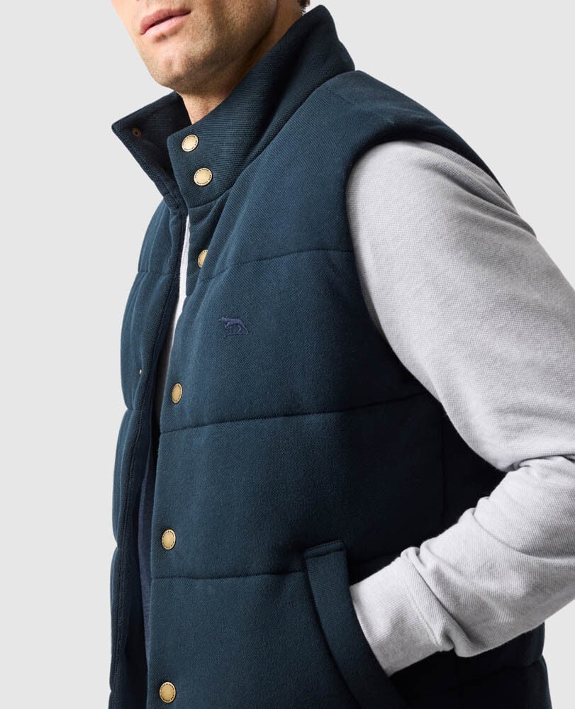 Lake Ferry Vest, MIDNIGHT, Detail 3