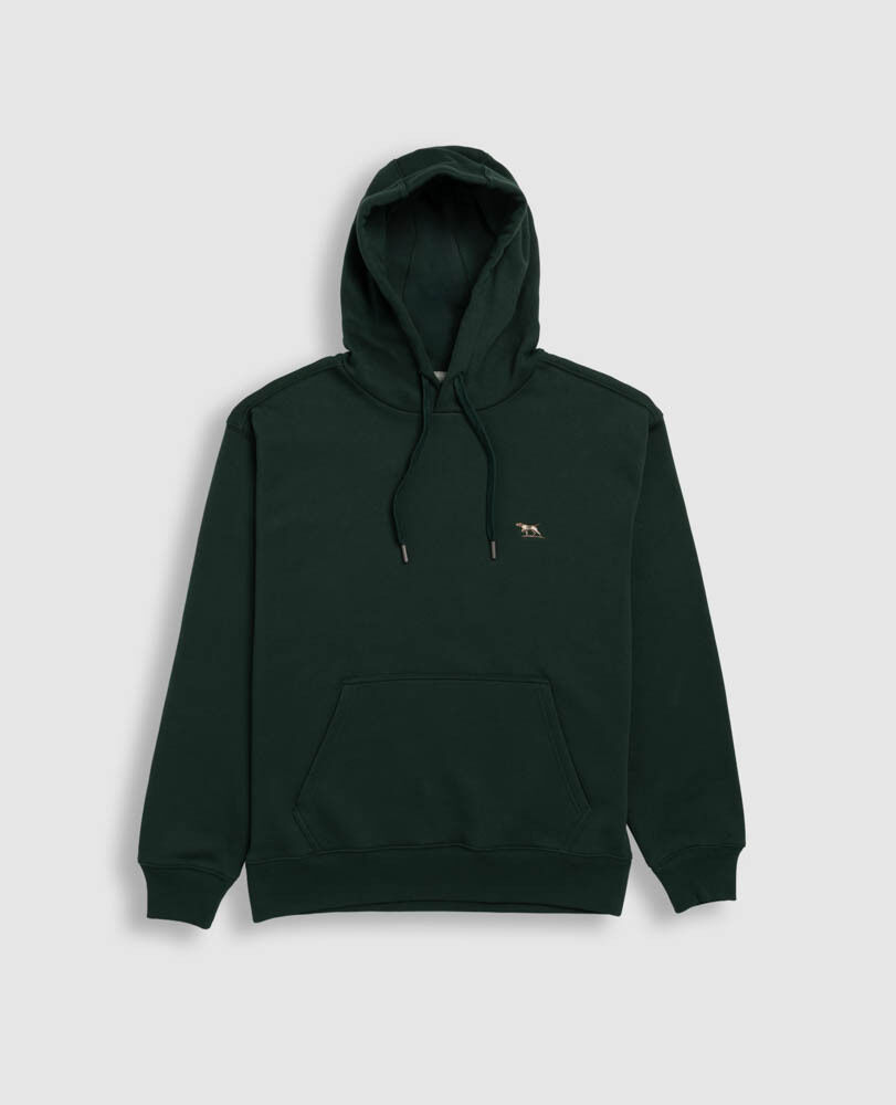 Otago Hoodie, FOREST, Flat Lay