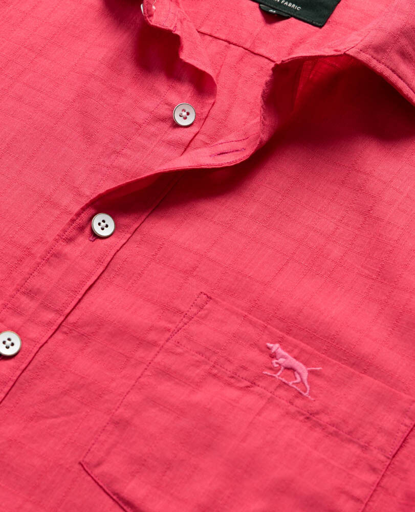 Chemise coupe sportive Taupo Bay, GERANIUM, Detail 2