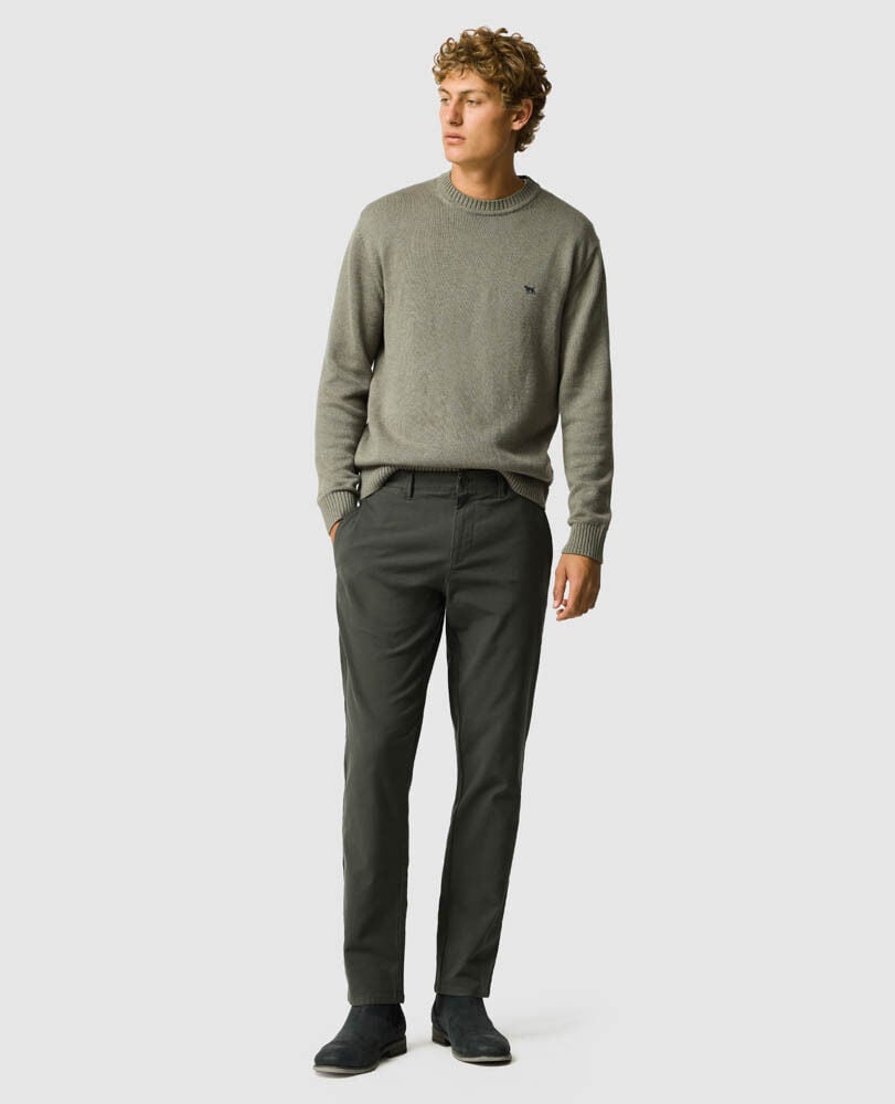 Motion Pant Straight, BAYLEAF, Off Front