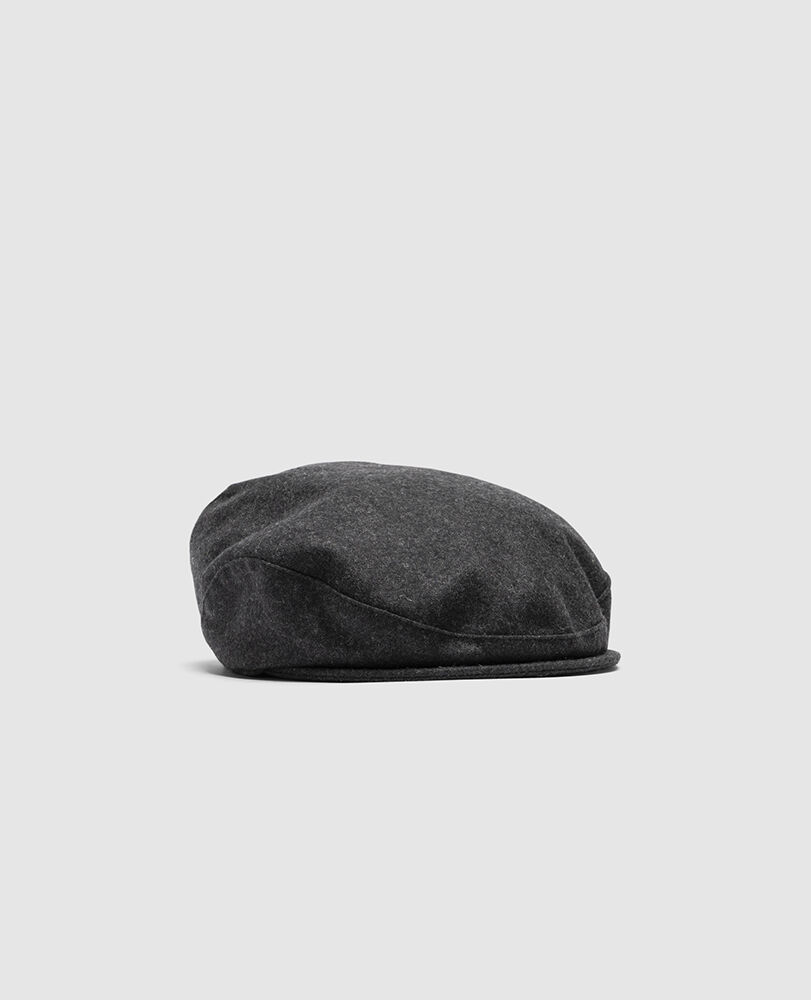 Casquette plate Trafalgar Park, NOIR, Off Front