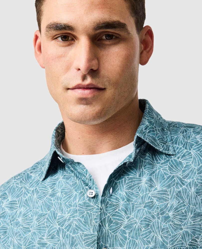 Whitlaker Hemd, BLAUER STEIN, Detail 3