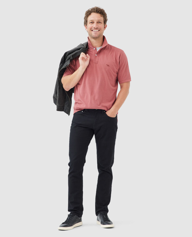 The Gunn Original Fit Polo, ROSE, Off Front