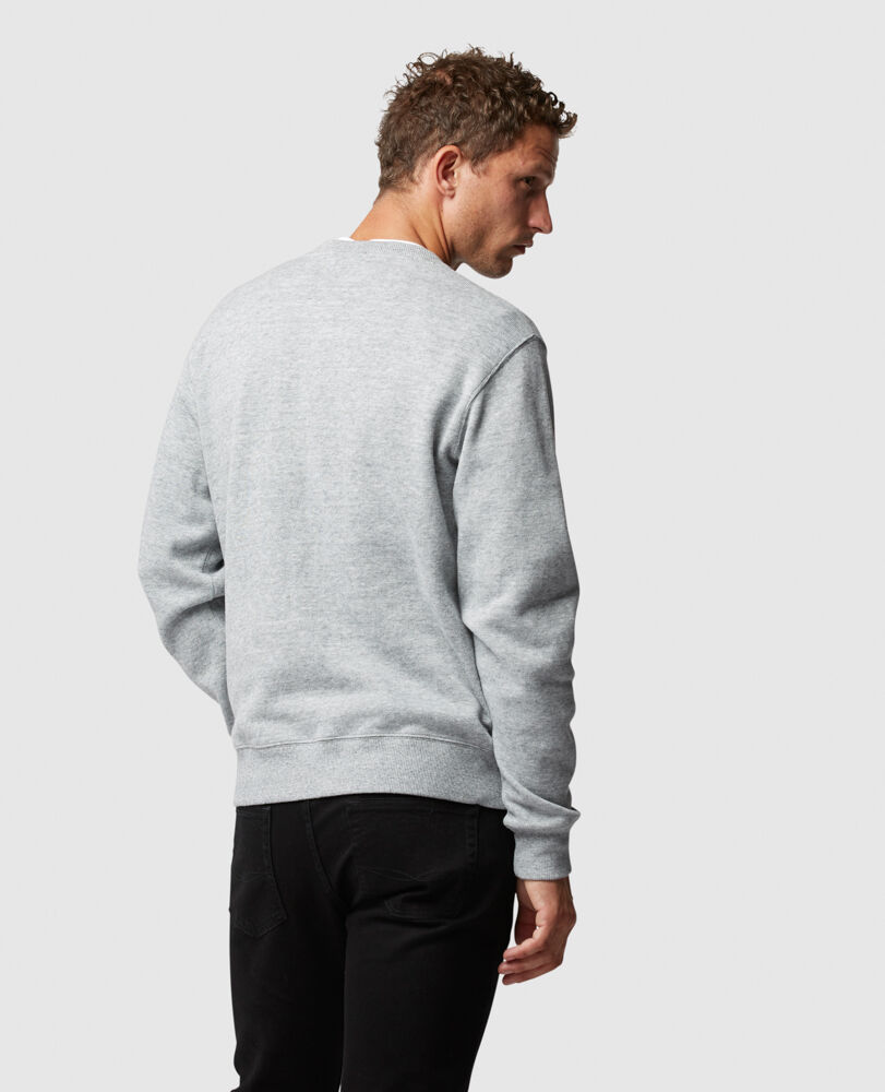 Sweatshirt col rond Gunn, BROUILLARD, Back