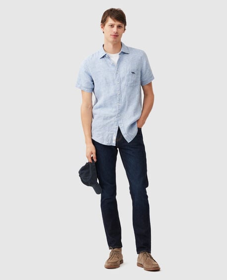 Cathedral Cove Sports Fit Shirt, DENIM